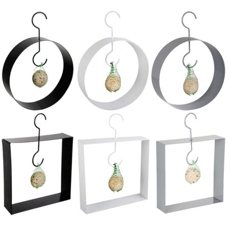 Futterrahmen mit Haken für Meisenknödel usw.