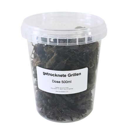 500ml getrocknete Steppengrillen