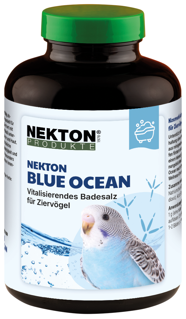 NEKTON-Blue-Ocean 60g » Badesalz für Ziervögel